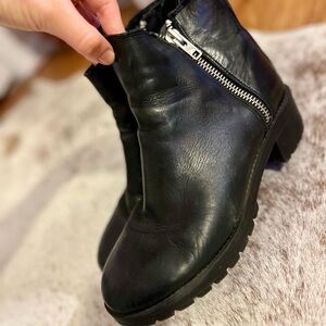 Urban Outfitters Black Leather Boots